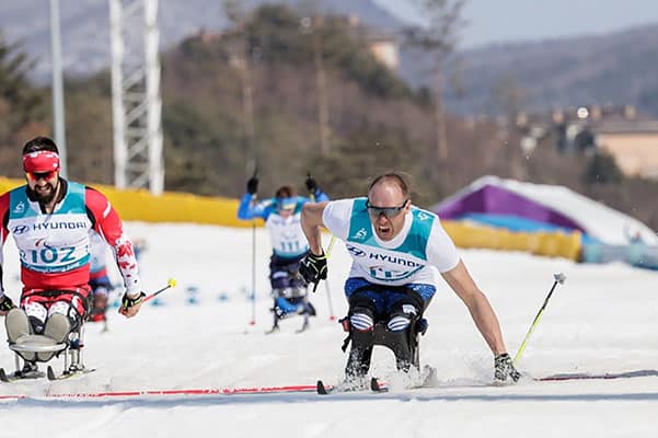 Andy Soule competing in olympics